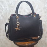 کیف زنانه مشکی با آویز ستاره