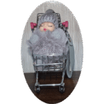 جاسوئیچی عروسک نی نی با آویز جا کلیدی - Image 5