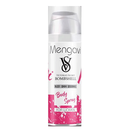 bombshell اسپری بدن منگاوی رایحه ویکتوریا بامشل 200 میل زنانه victorias secret bombshell - Image 1