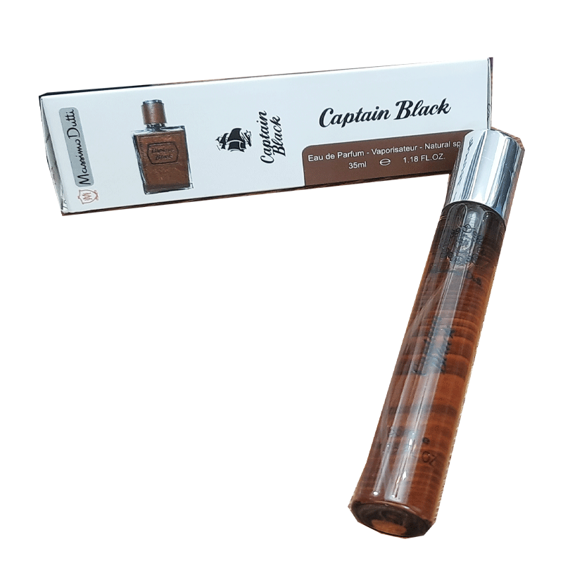 capitan-black ادوپرفیوم ماسیمودوتی 35 میل مردانه عطر کاپیتان بلک captain black - Image 1