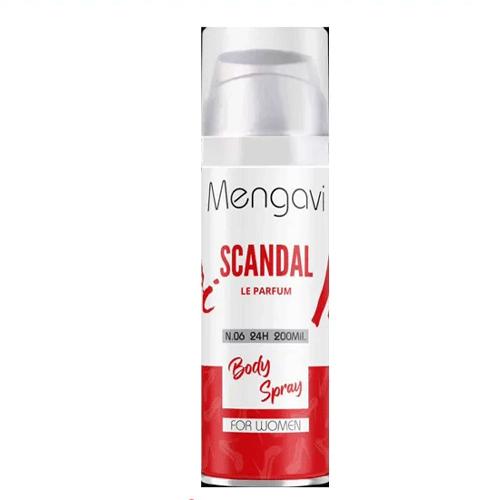 sandal اسپری بدن منگاوی رایحه سندل 200 میل زنانه scandal - Image 1
