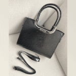 کیف زنانه چرمی ورنی طرح باران